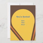 七十パーティの招待状 招待状 (裏面)