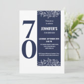 七十フローラエレガント七十バースデーパーティー 招待状 (スタンド正面)