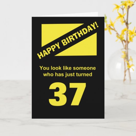 七十三歳 カード (黄色い花)