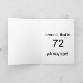 七十二歳 カード (内部)