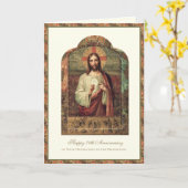 七十周年祭 カード (黄色い花)