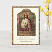 七十周年祭 カード (黄色い花)