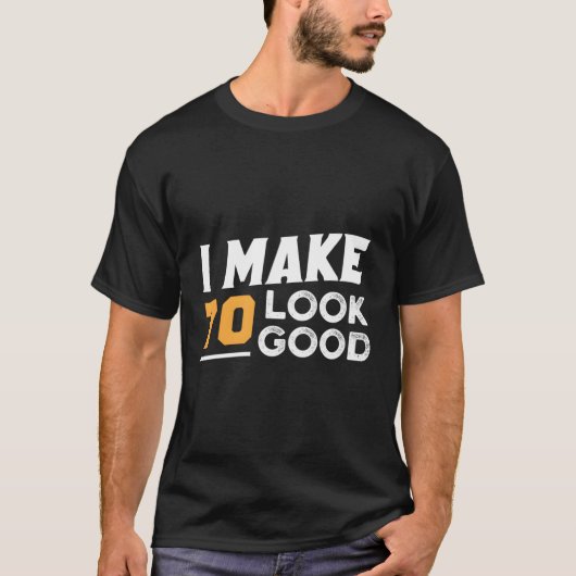 七十70分 Tシャツ (正面)