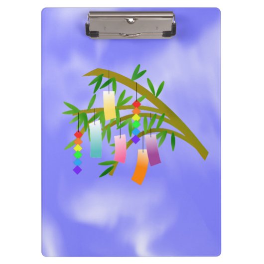 七夕の願い事の木 クリップボード (正面)