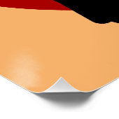 七夕カップルのシルエット ポスター (コーナー)