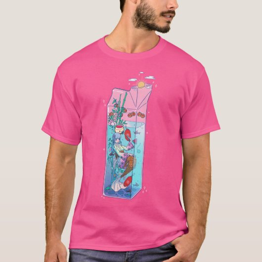 七夕マーメイドドドリンク Tシャツ (正面)