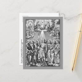 七大天使(M 034;版木、銅版、版画)はがき ポストカード