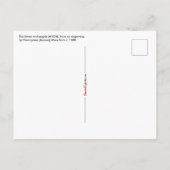 七大天使(M 034;版木、銅版、版画)はがき ポストカード (裏面)