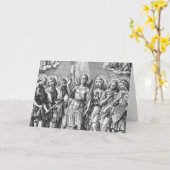 七大天使(M 034;版木、銅版、版画) カード (黄色い花)