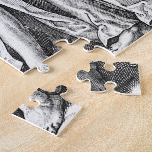 七大天使(M 034;版木、銅版、版画) ジグソーパズル (側面)