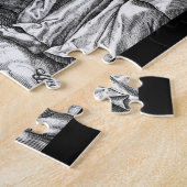 七大天使(M 034;版木、銅版、版画) ジグソーパズル (側面)