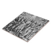 七大天使(M 034;版木、銅版、版画) タイル (側面)