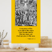 七大天使(M 034;版木、銅版、版画) ポスター (キッチン)