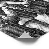 七大天使(M 034;版木、銅版、版画) ポスター (角)