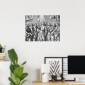 七大天使(M 034;版木、銅版、版画) ポスター (ホームオフィス)