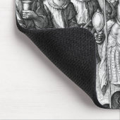 七大天使(M 034;版木、銅版、版画) マウスパッド (コーナー)