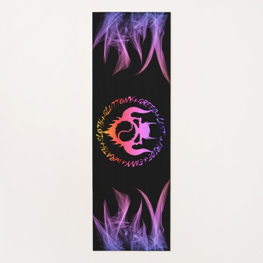 七大罪ヨガマット紫 ヨガマット (正面)