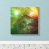 七姉妹、別名プレアデス キャンバスプリント (インサイチュ (ウッドフロア))