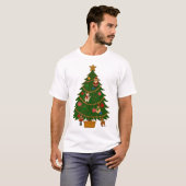 七宝焼きアート クリスマスツリー キャラクター オーナメント Tシャツ (正面フル)