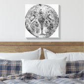 七宝飾のメダリオン キャンバスプリント (インサイチュ (寝室))