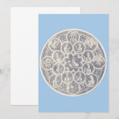 七徳とイエス・キリスト 招待状 (正面/裏面)