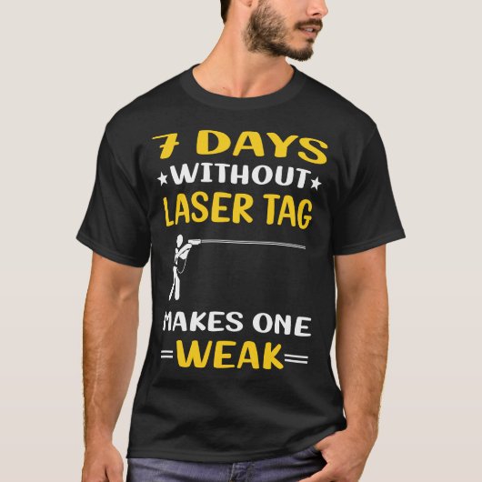 七日レーザーラベルなし Tシャツ (正面)