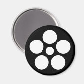 七日市星梅鉢 マグネット (正面/裏面)