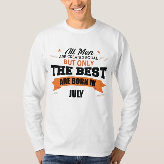 七最高の月に生まれ着く Tシャツ (正面)