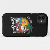 七月のクリスマス 海 太陽 サンタ ビーチ 夏 Case-Mate iPhoneケース (裏面(横))