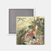 七福神北斎ファインアート マグネット (正面/裏面)