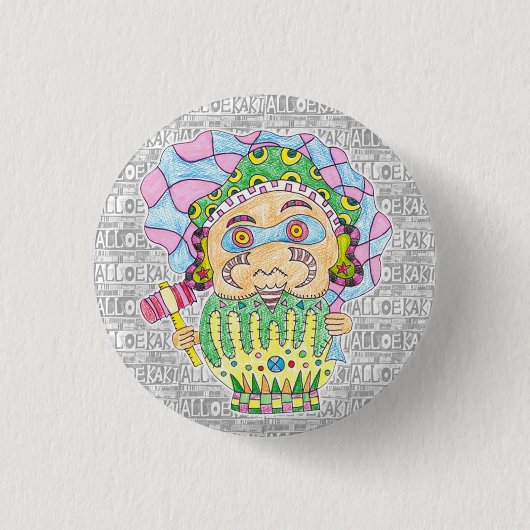 七福神/大黒天 缶バッジ (正面)