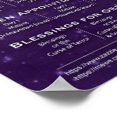 七紫の神の周期 ポスター (角)