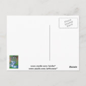 七羽の白鳥の群れ ポストカード (裏面)