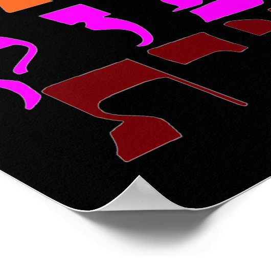 七色のアナB' Koach ポスター (角)