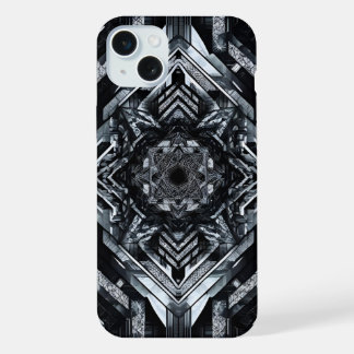 七芒星のグリッチ:秘教的回路 iPhone 15 PLUSケース