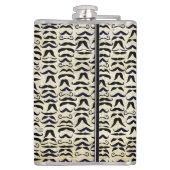 七語 – 長く幸せな結婚口ひげ フラスク (裏面)