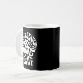 七転び八起き モチベーション コーヒーマグカップ (正面左)