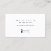 七金ゴールドチャクラヒーラースピリチュアル 名刺 (裏面)