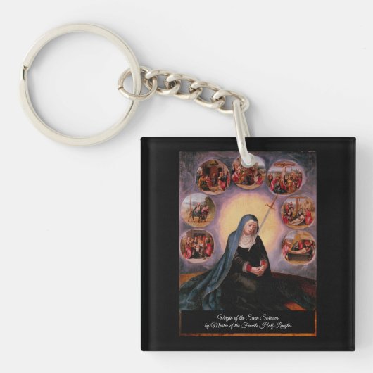 七難のヴァージン キーホルダー (正面)