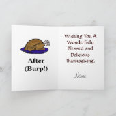 七面おもしろい鳥感謝祭の前後 シーズンカード (内部)