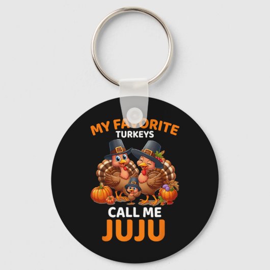七面鳥お気に入りのは私を重樹と呼ぶ キーホルダー (正面)