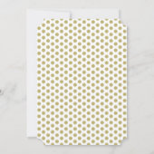 七面鳥お洒落の時間の感謝祭ディナー 招待状 (裏面)