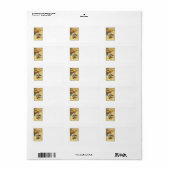 七面鳥かぼちゃコーンぶどう林檎ハイスタック ラベル (フルシート)