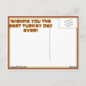 七面鳥か？巡礼猫 ポストカード (裏面)