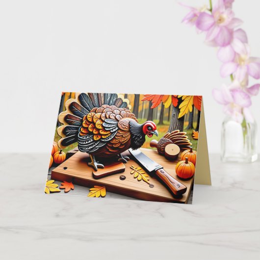 七面鳥でない者は第一に感謝せよ カード (蘭)