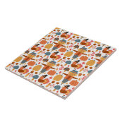 七面鳥とかかし感謝祭パターン タイル (側面)