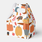 七面鳥とかかし感謝祭パターン フェイバーボックス (裏面サイド)