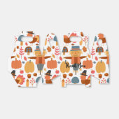 七面鳥とかかし感謝祭パターン フェイバーボックス (折り畳みなし)