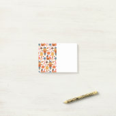 七面鳥とかかし感謝祭パターン ポストイット (デスク上)