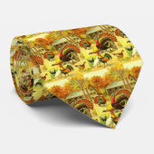 七面鳥とニワトリ ネクタイ (ロール)